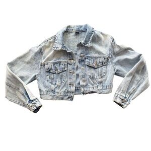 SHEIN Light Blue Denim Jacket size s